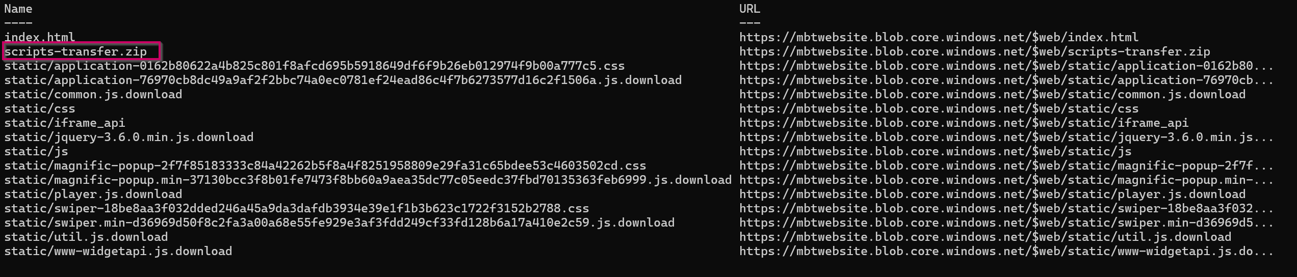 PowerShell blob listing with versioning